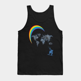 kitesurfen, rainbow Tank Top